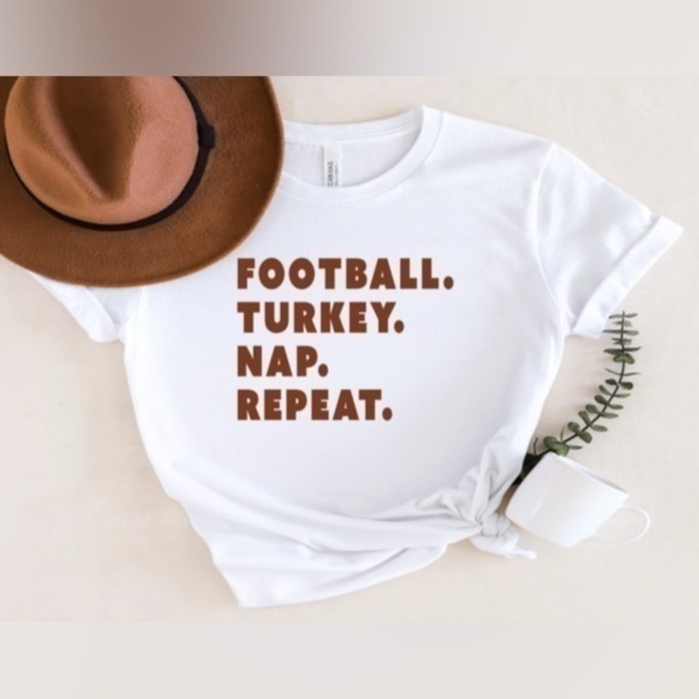 Football. Turkey. Nap. Repeat. Tee